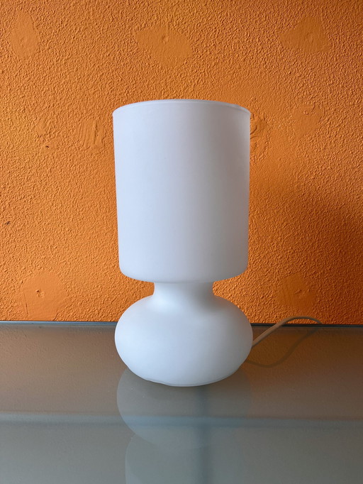 Rare Ikea Lykta Table Lamp Lamp 90s Frosted White Matte White