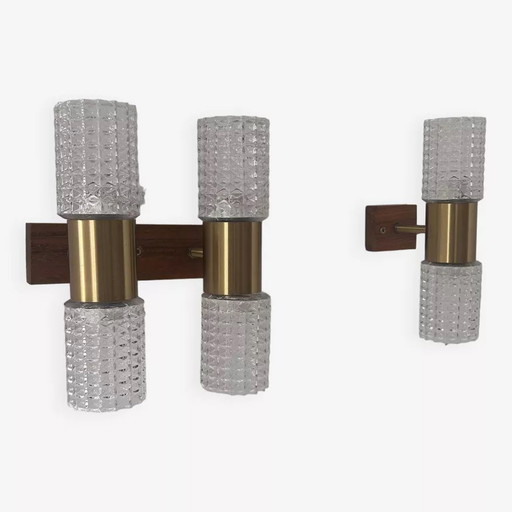 2 lampade da parete vintage