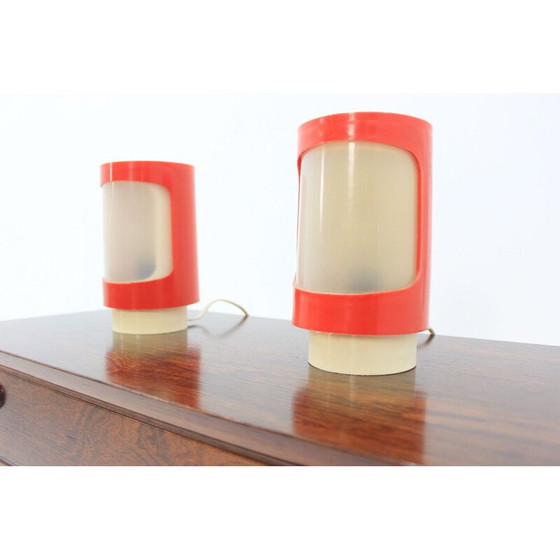 Image 1 of Coppia di lampade da tavolo vintage a forma di cosmonauta di Elektrosvit, 1970