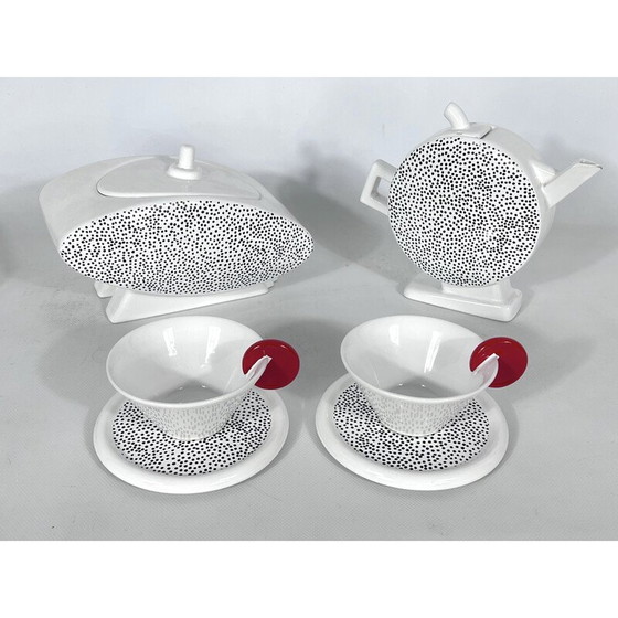 Image 1 of Vintage ceramic tea set by Mas for Memphis Milano, Italy 1980s