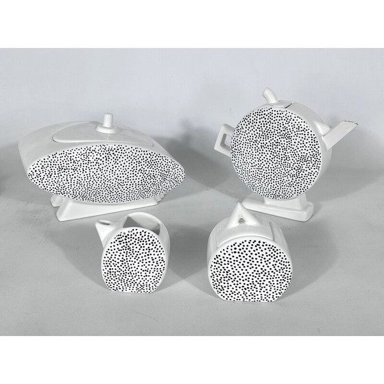 Image 1 of Vintage ceramic tea set by Mas for Memphis Milano, Italy 1980s