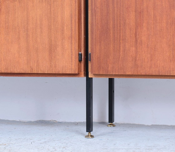 Image 1 of Vintage Wall Unit Teak And Metal, 1960S