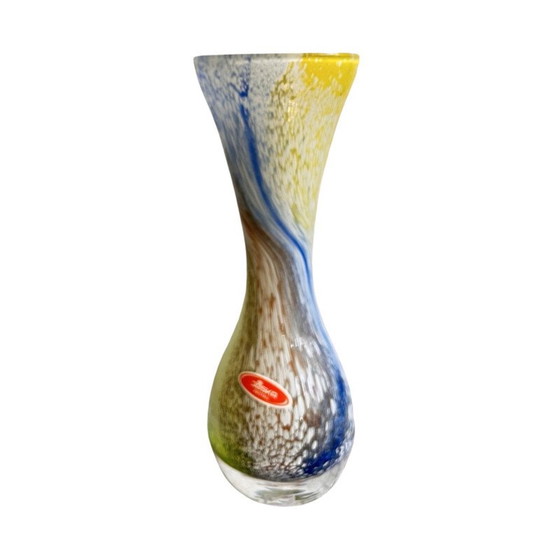 Image 1 of Vintage glass vase for Josh Kristall Mundgeblasen, Germany 1970