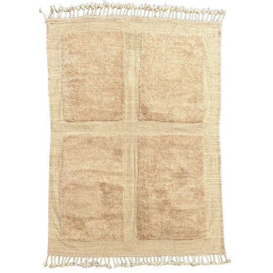 Image 1 of Mid-Century Beige Modern Moroccan Rug