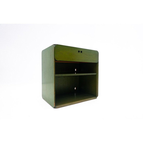Image 1 of Cómoda de madera verde de mediados de siglo de Derk Jan de Vries, Países Bajos
