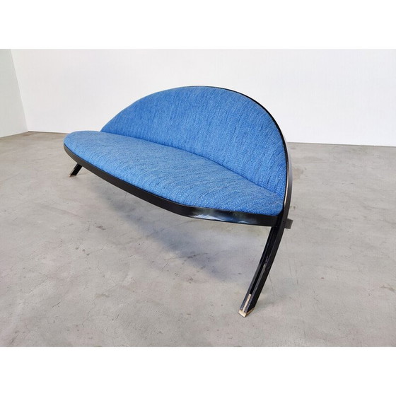 Image 1 of Italian vintage blue "Saturno" sofa by Gastone Rinaldi for Rima, 1957