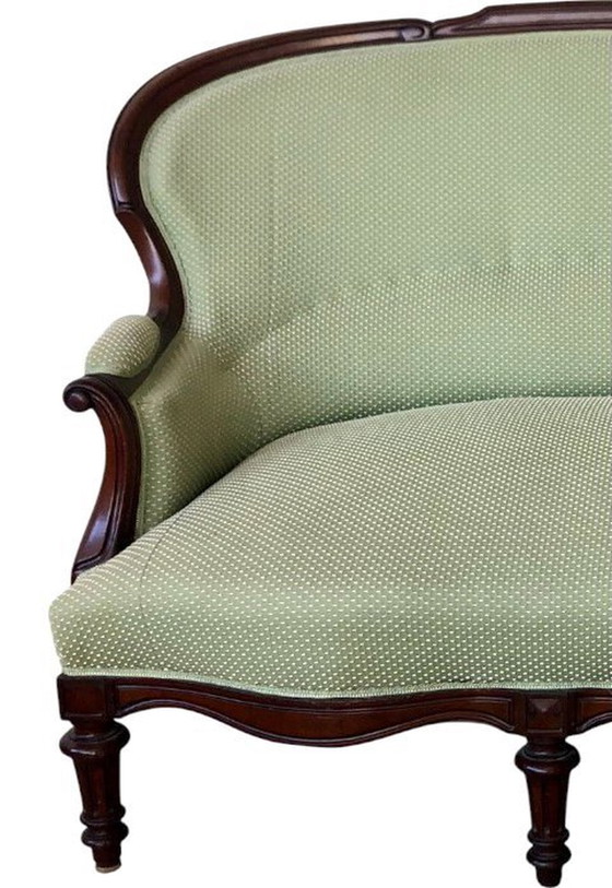 Image 1 of Restored Louis Philippe sofa