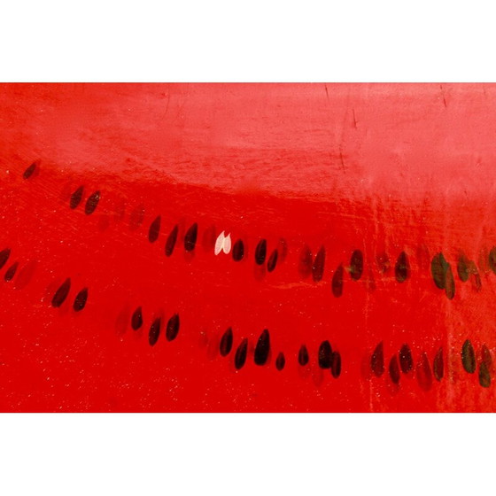 Image 1 of Vassoio vintage in cartapesta anguria, Italia 1960