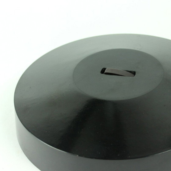 Image 1 of Lampada da tavolo vintage in bachelite nera e metallo di Elektrosvit, Cecoslovacchia, 1970