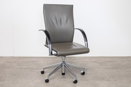 Ahrend 350 office chair gray leather