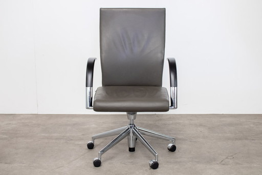 Ahrend 350 office chair gray leather