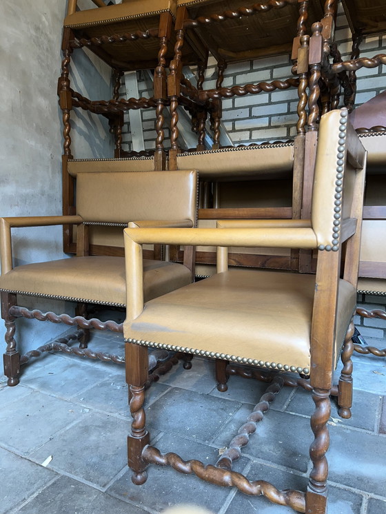 Image 1 of 14 Antique Dining Room Armchairs