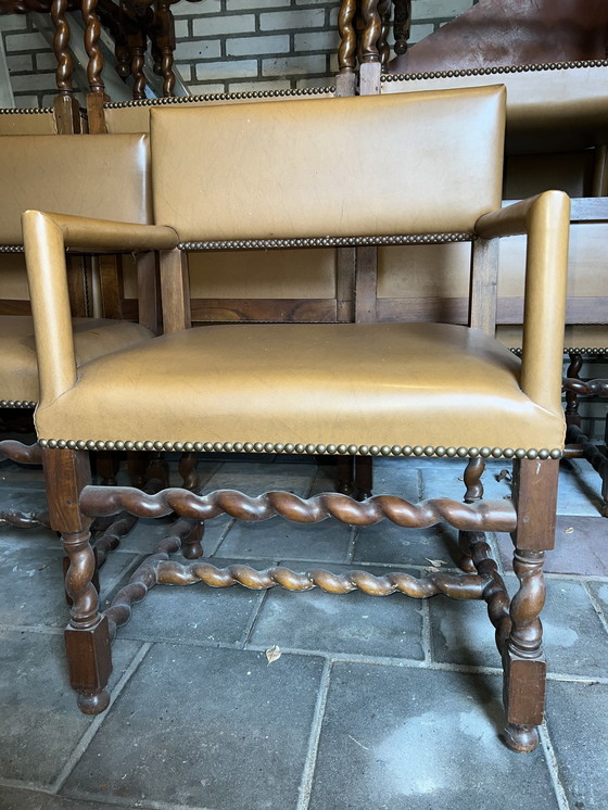 Image 1 of 14 Antique Dining Room Armchairs