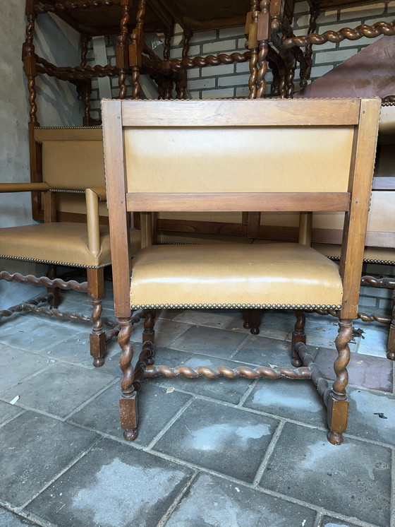 Image 1 of 14 Antique Dining Room Armchairs