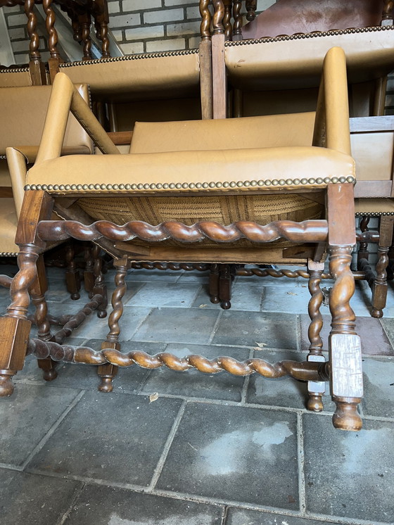 Image 1 of 14 Antique Dining Room Armchairs