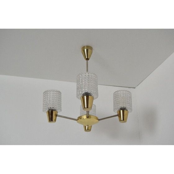 Image 1 of VIntage Chandelier By Kamenicky  Senov 1960s