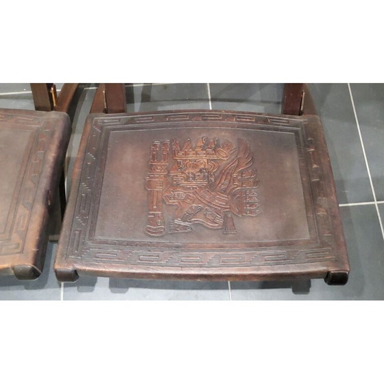 Image 1 of Pair of vintage armchairs by Angel Pazmino 1960s