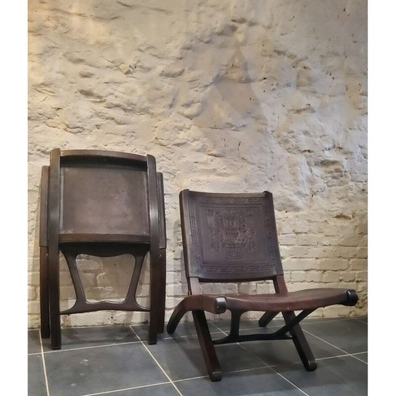 Image 1 of Pair of vintage armchairs by Angel Pazmino 1960s