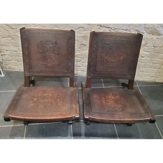 Image 1 of Pair of vintage armchairs by Angel Pazmino 1960s