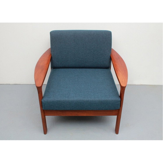 Image 1 of Vintage armchair teka by Arne Wahl Iversen for Komfort, Denmark 1960s
