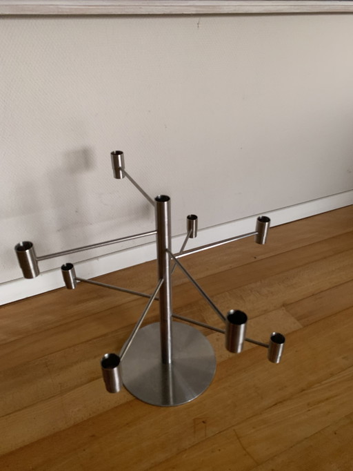 Steel 8-Arm Candlestick - Customizable