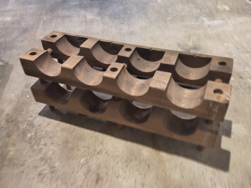 Wooden Wine Rack Brutalist