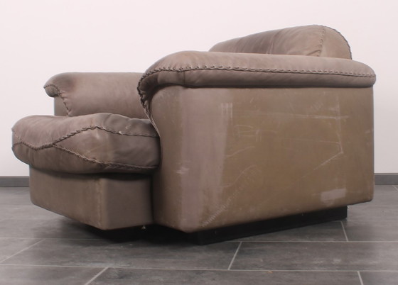 Image 1 of De Sede DS101 lounge chair in grey leather