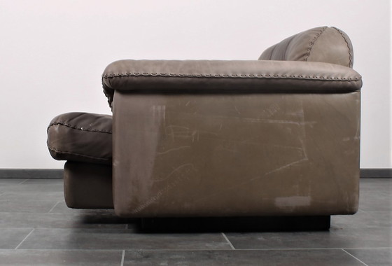 Image 1 of De Sede DS101 lounge chair in grey leather