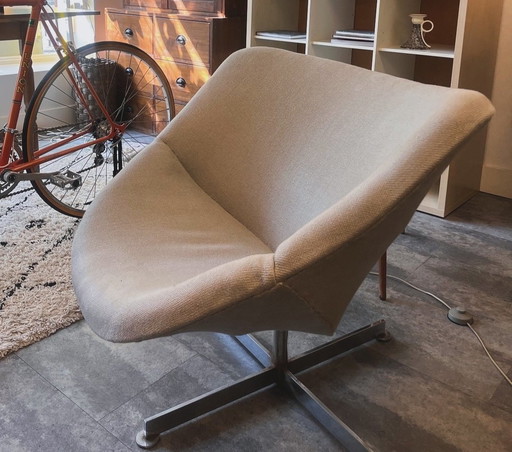 Rudolf Wolf For Rohé Noordwolde Modello Swivel Chair