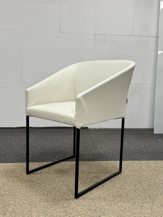 Image 1 of Show model Gelderland Dining chairs white leather