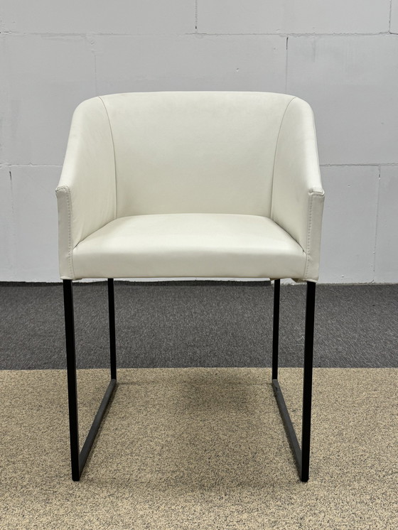 Image 1 of Show model Gelderland Dining chairs white leather