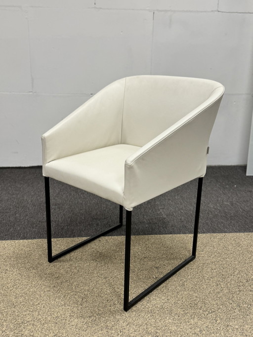 Show model Gelderland Dining chairs white leather