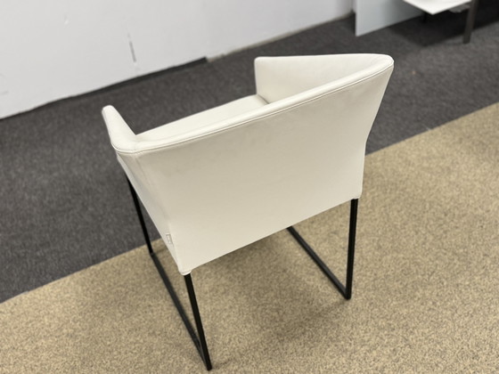 Image 1 of Show model Gelderland Dining chairs white leather