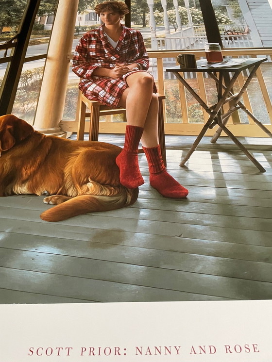 Image 1 of Scott Prior, Nanny And Rose, 1983, Copyright 1998 Museo de Bellas Artes, Boston