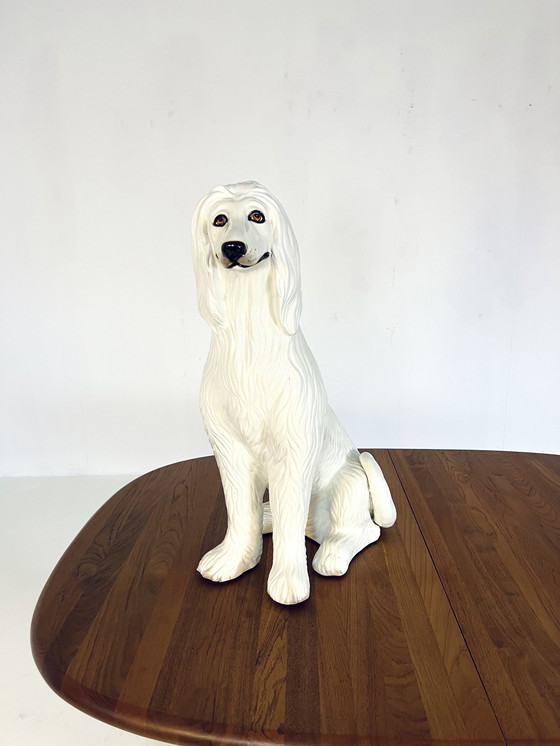 Image 1 of Ceramic Afghan Greyhound