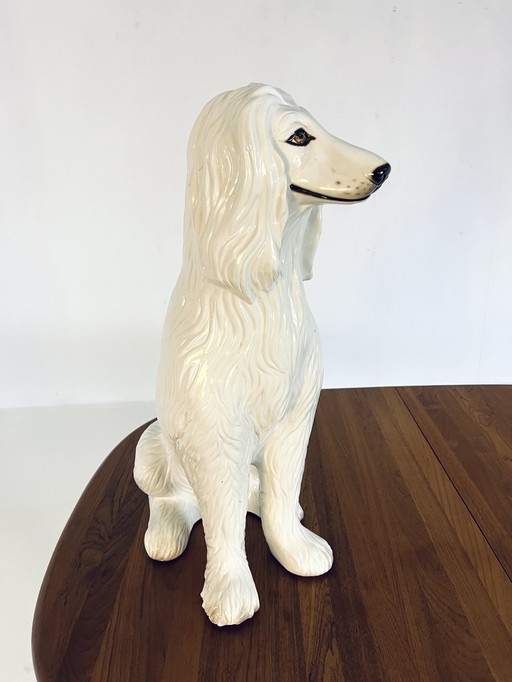 Ceramic Afghan Greyhound