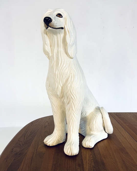 Image 1 of Ceramic Afghan Greyhound