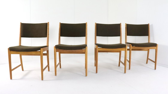 Image 1 of 4X Kai Lynfeldt Larsen For Soren Wilasden Chairs Vintage