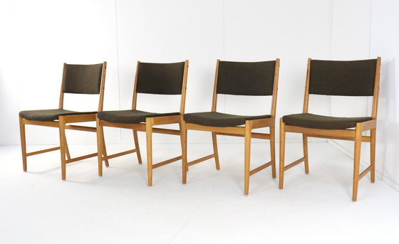 Image 1 of 4X Kai Lynfeldt Larsen For Soren Wilasden Chairs Vintage