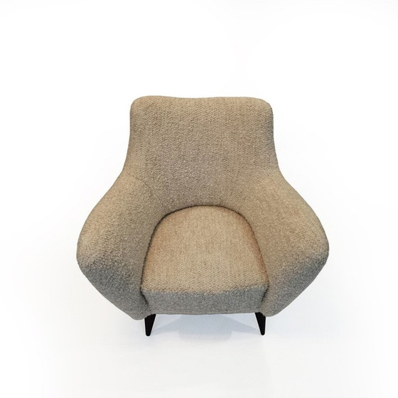 Image 1 of Pair of vintage Perla armchairs by Giulia Veronesi for I.S.A Bergamo, Italy 1950s