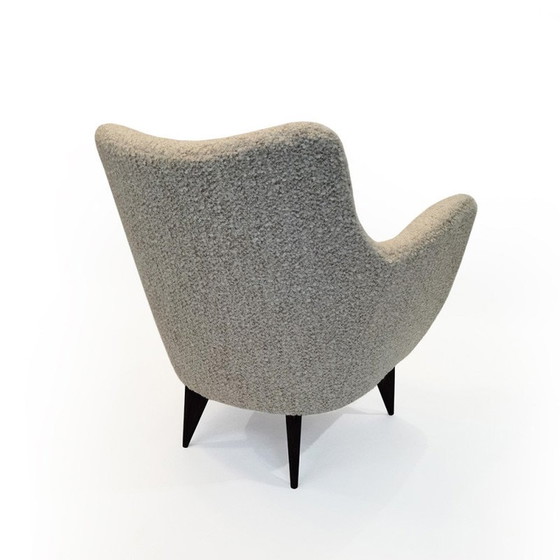 Image 1 of Pair of vintage Perla armchairs by Giulia Veronesi for I.S.A Bergamo, Italy 1950s