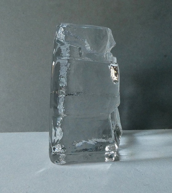 Image 1 of Solid glass sculpture, design Erik Höglund for Boda, Sweden 1960s or 1970s