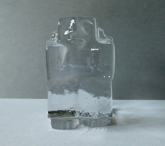 Image 1 of Solid glass sculpture, design Erik Höglund for Boda, Sweden 1960s or 1970s