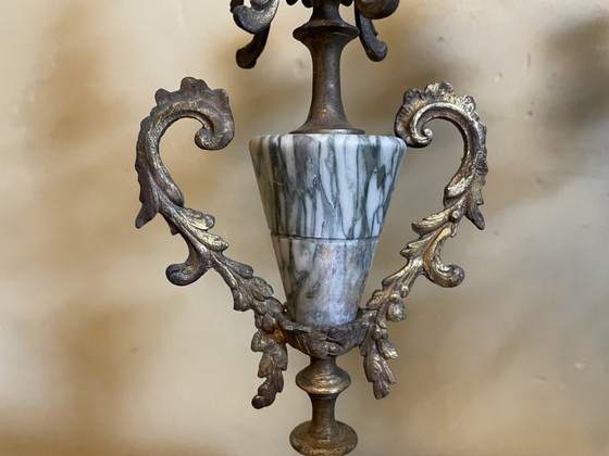 Image 1 of Set of Candlesticks French