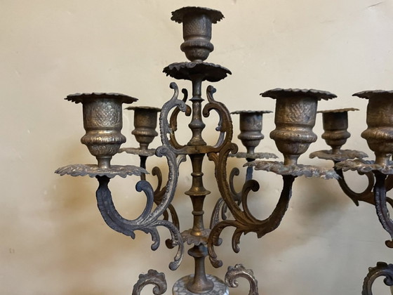 Image 1 of Set of Candlesticks French