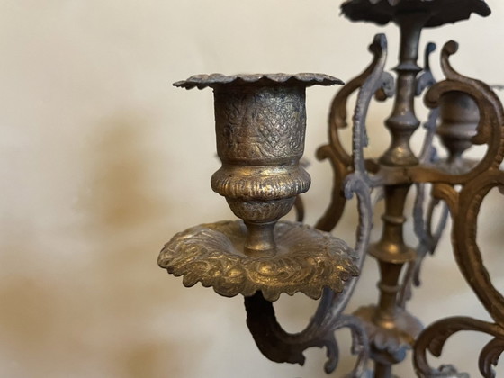 Image 1 of Set of Candlesticks French