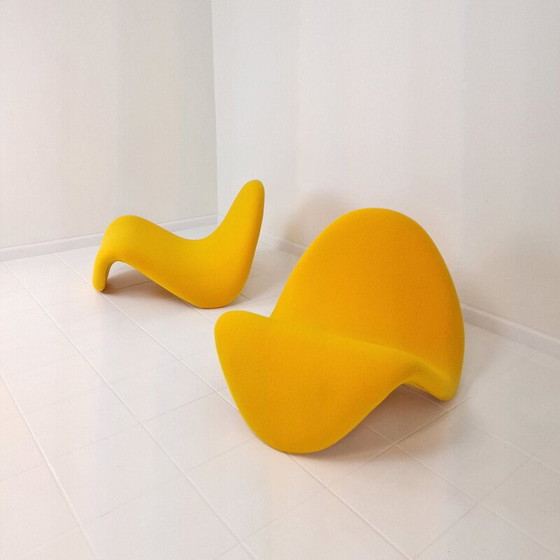 Image 1 of Pair of vintage Tongue armchairs by Pierre Paulin for Artifort, 1960s