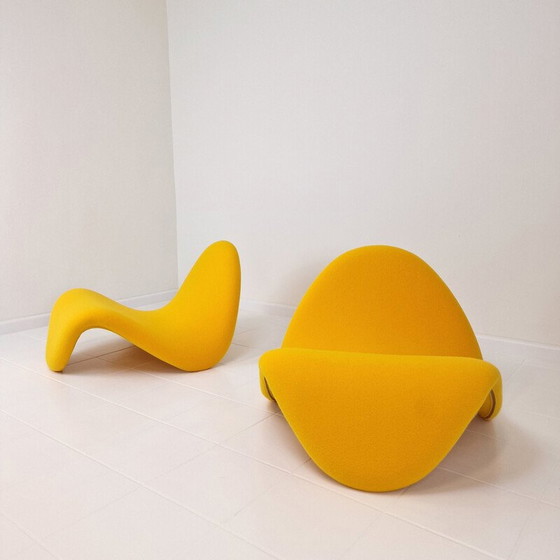 Image 1 of Pair of vintage Tongue armchairs by Pierre Paulin for Artifort, 1960s