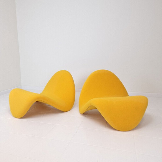 Image 1 of Pair of vintage Tongue armchairs by Pierre Paulin for Artifort, 1960s