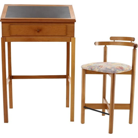 Image 1 of Vintage mahogany desk by Rud Thygesen and Johnny Sørensen, Denmark 1980